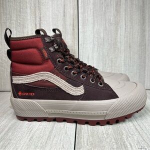 NEW Vans MTE SK8-Hi Gore-Tex ‘Bitter Chocolate’ Sneaker Boot Womens Size 6.5 7.5
